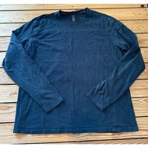 Kuhl Organic Cotton Long Sleeve T Shirt Size XL Men’s Navy